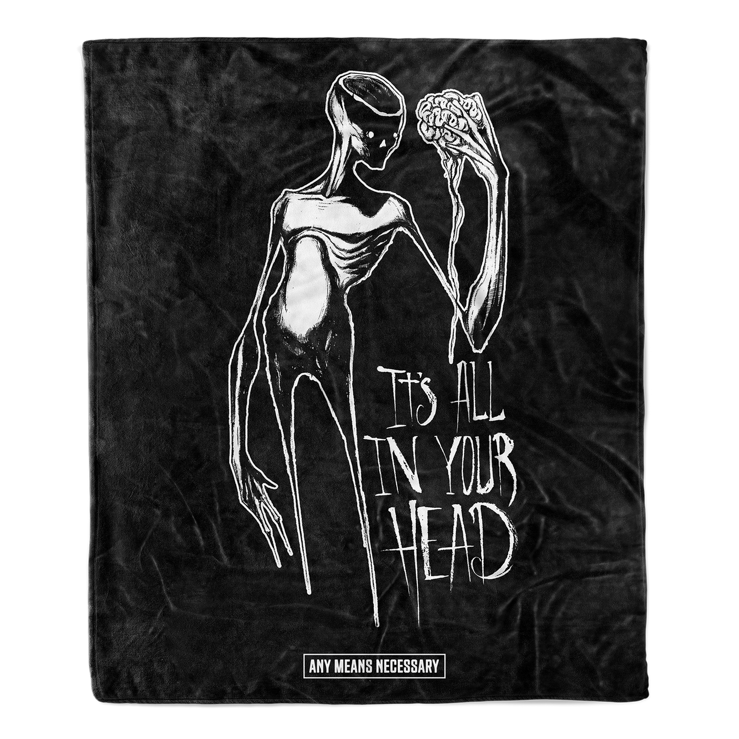 It's All In Your Head Fleece Blanket
