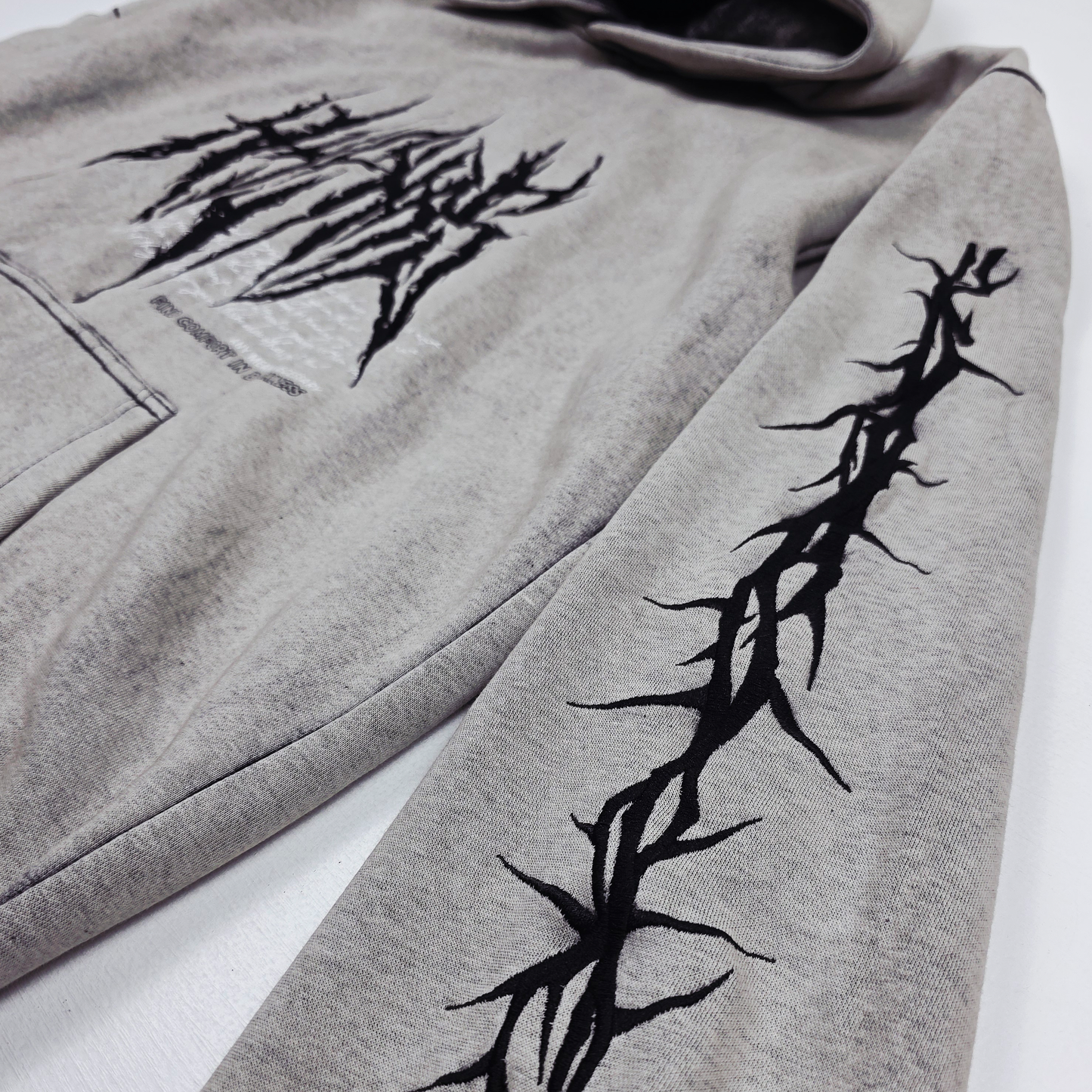 Bleached Fang Pullover Hoodie