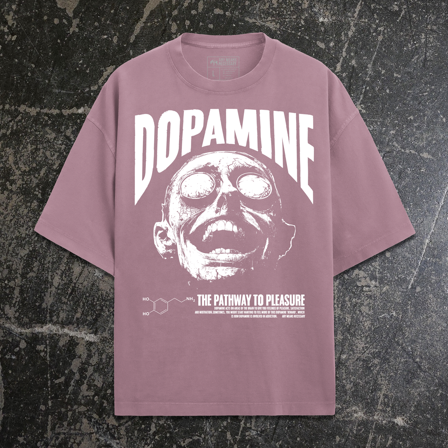 Dopamine T-Shirt Washed Plum