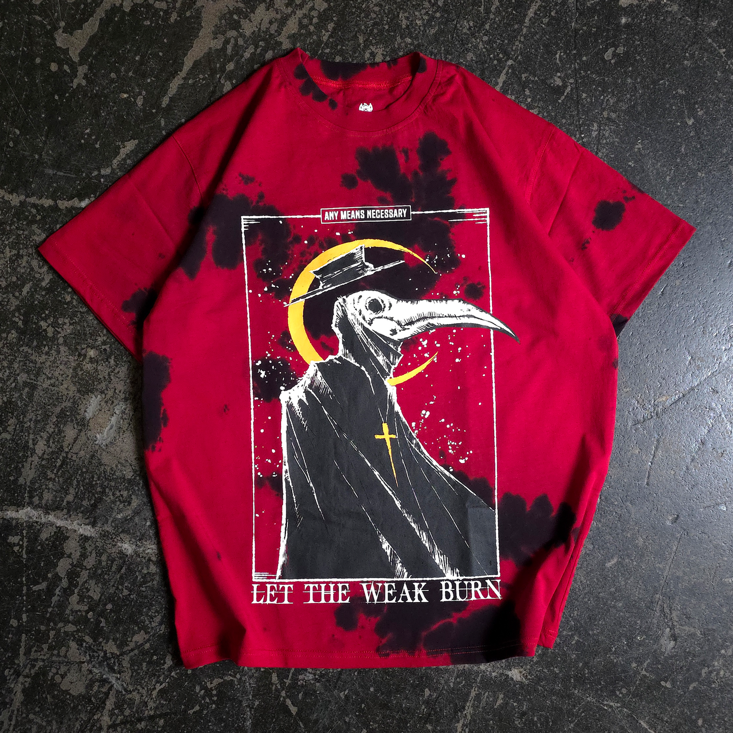 Let The Weak Burn T-Shirt Red