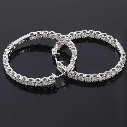 Personalized Big Diameter Earrings β Luxury Statement Jewelry