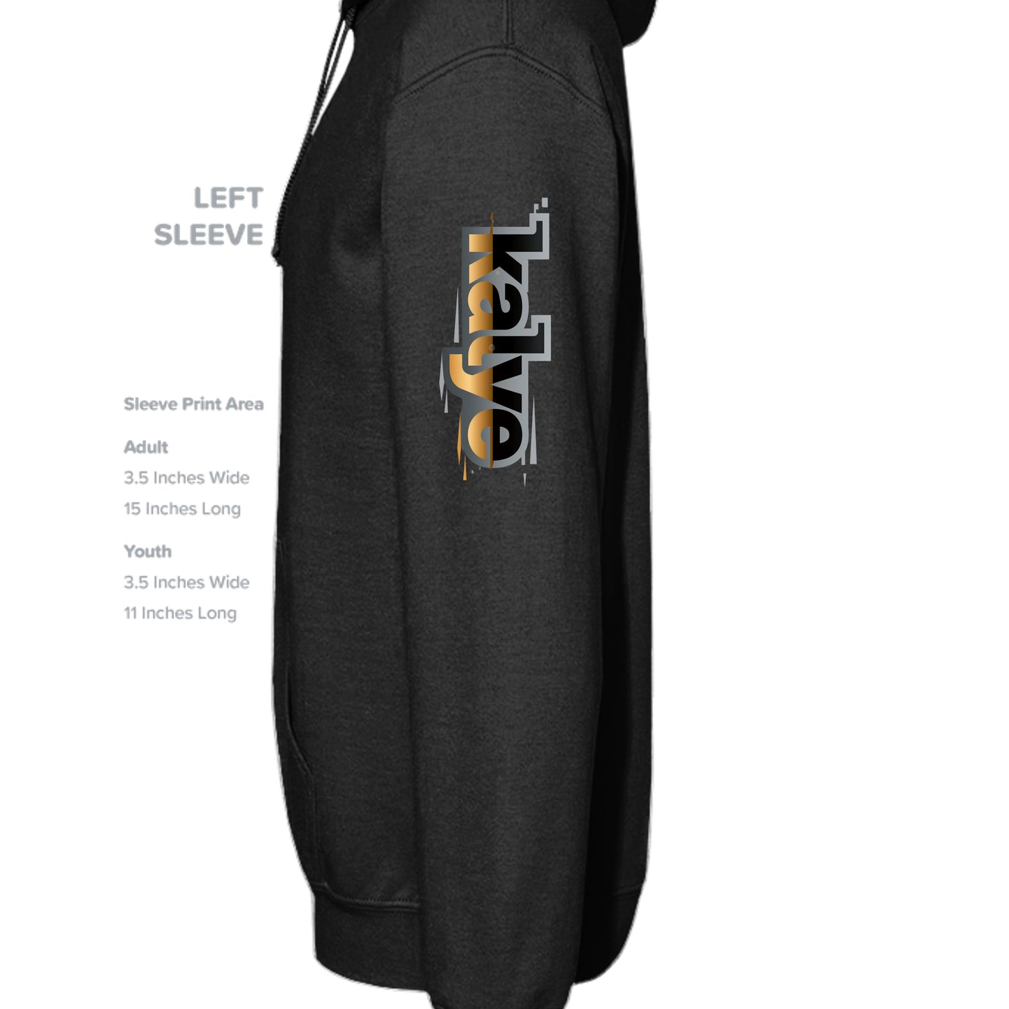 BLACK - G185 - SLEEVE_LEFT