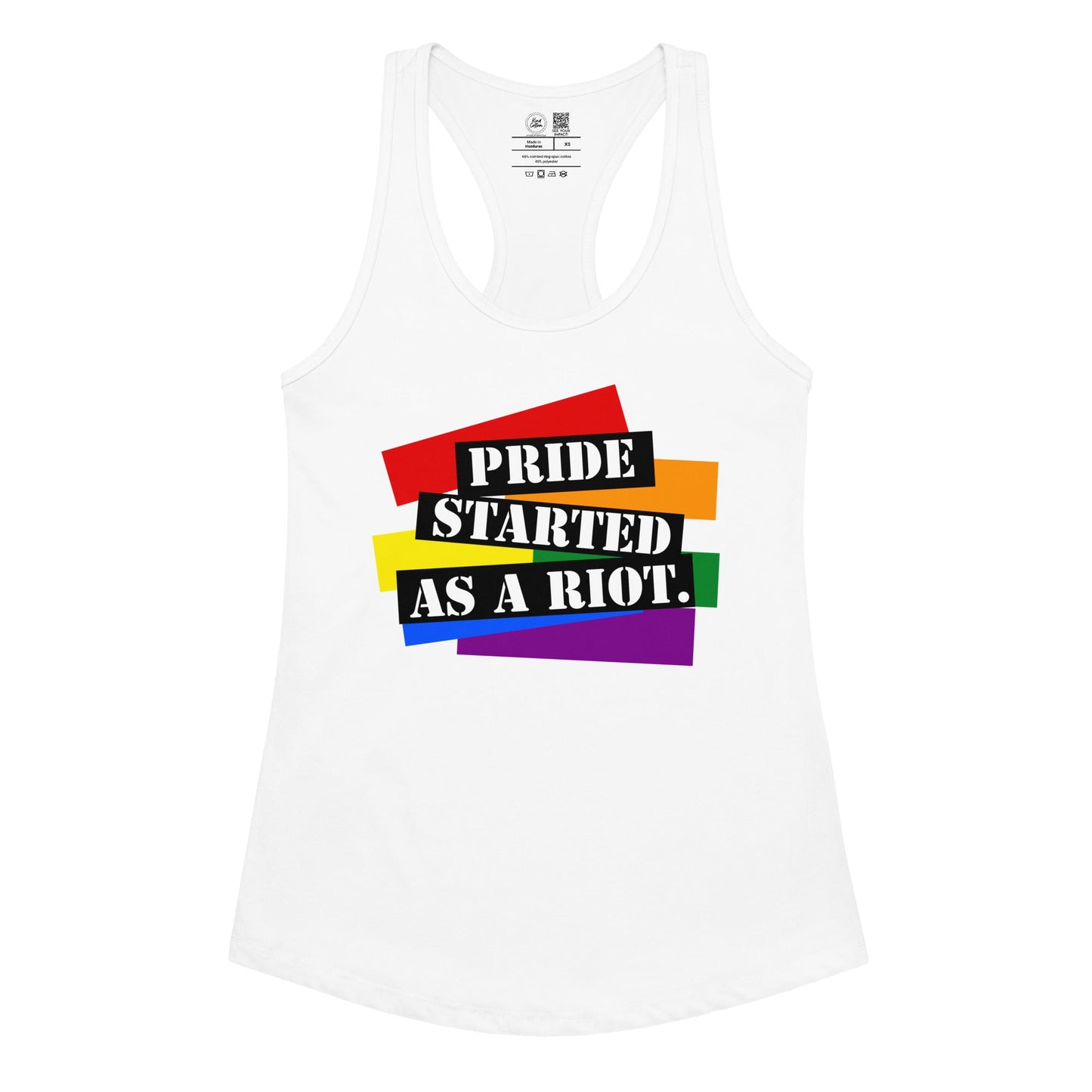 Pride Started as a Riot Racerback