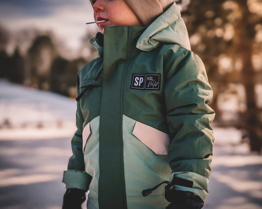 Green Dreams Waterproof Snowsuit Toddler Youth - Winter Gear