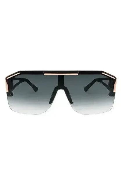 Square Oversize Retro Sunglasses - 100% UV Protection | Femstylo