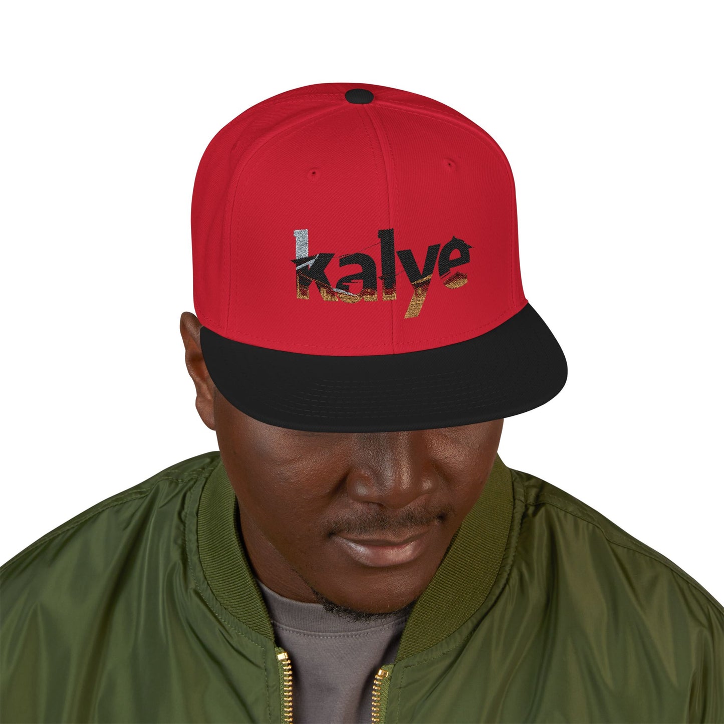 Kalye Cap - Embroidered 'Alive' Snapback Hat — Distressed Streetwear Cap