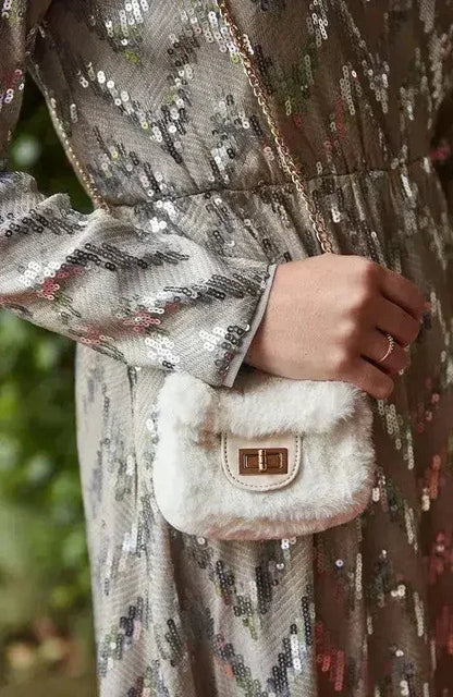 Vegan Fur Micro Bag - Convertible Mini Purse | Femstylo