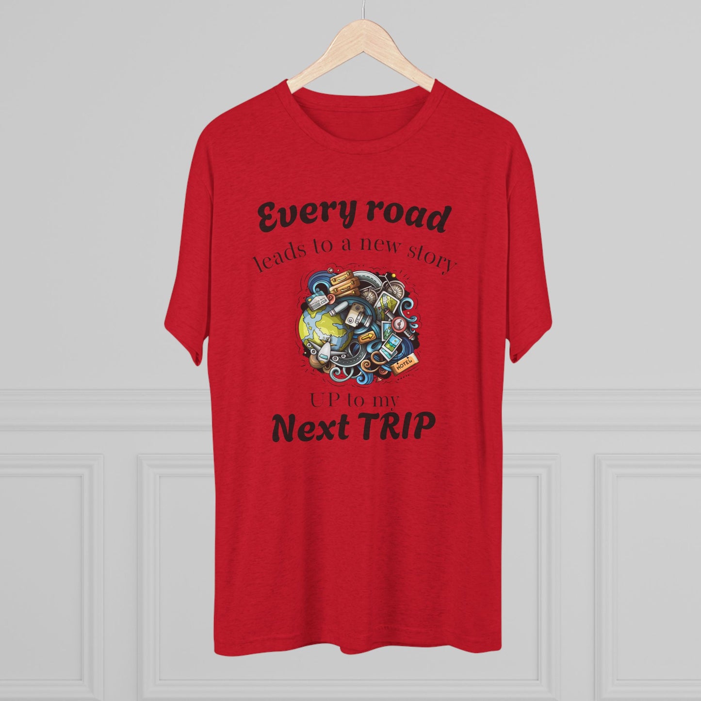 Road Trip T-Shirt — “Every Road Leads to a New Story” Travel Tee