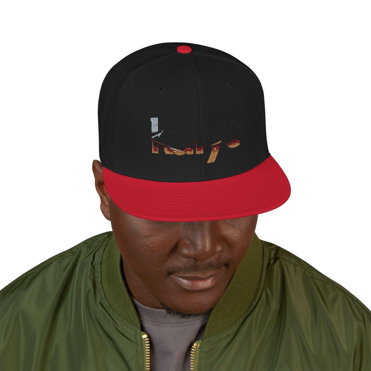Kalye Cap - Embroidered 'Alive' Snapback Hat — Distressed Streetwear Cap