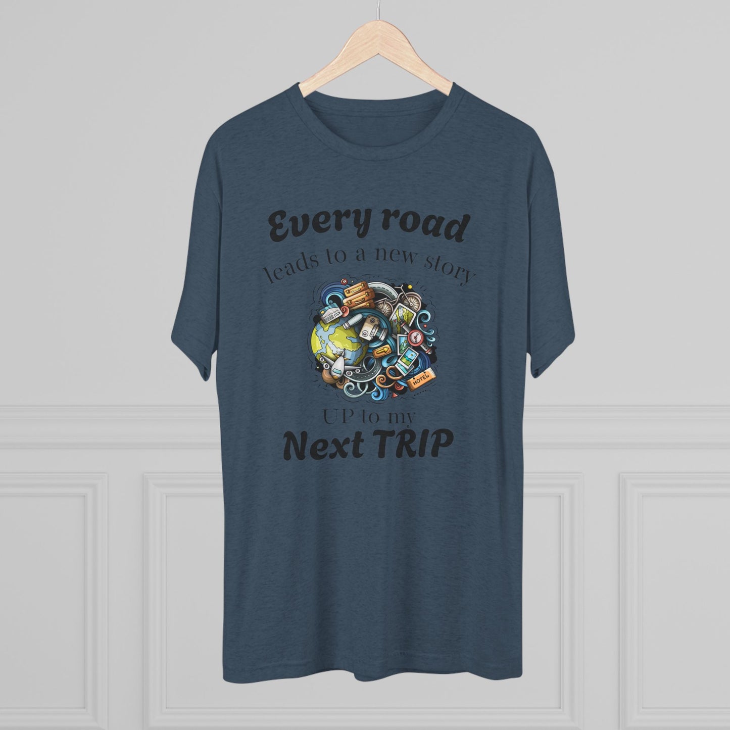 Road Trip T-Shirt — “Every Road Leads to a New Story” Travel Tee