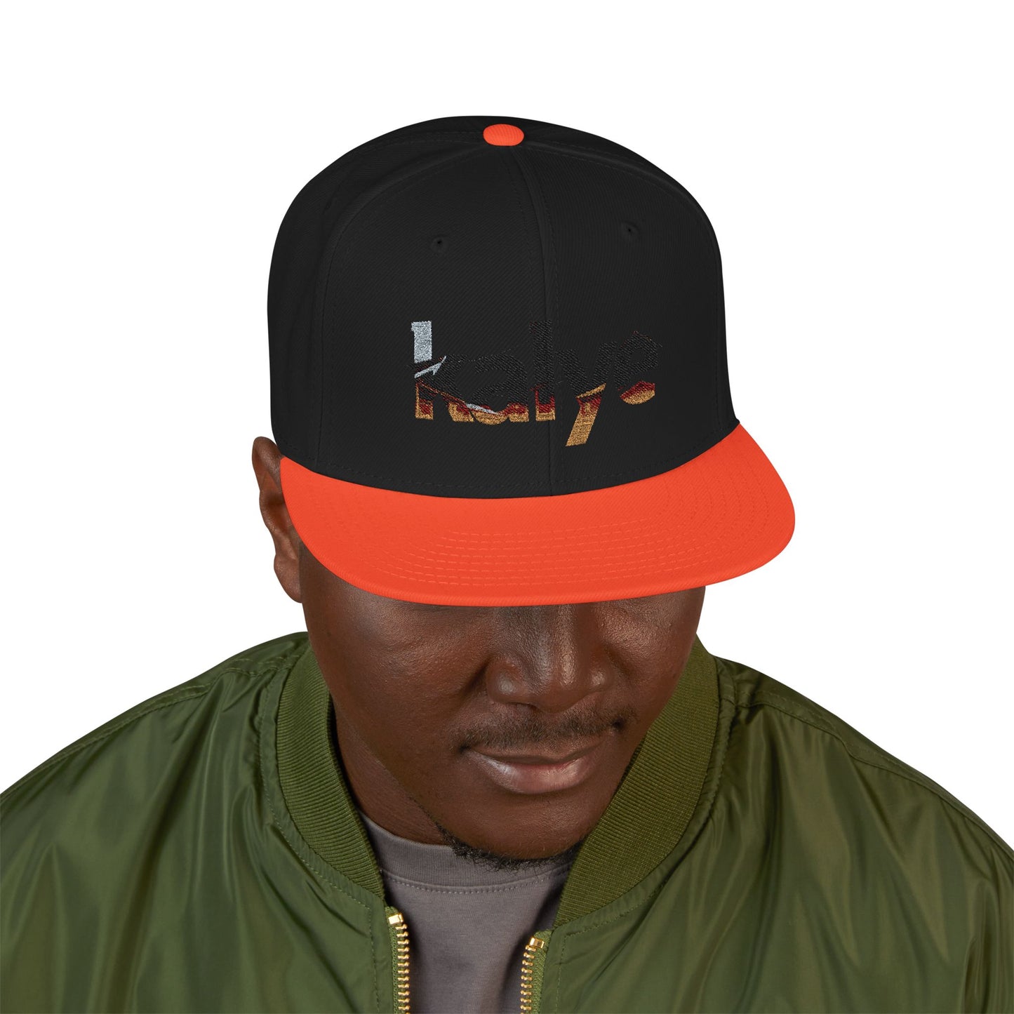 Kalye Cap - Embroidered 'Alive' Snapback Hat — Distressed Streetwear Cap