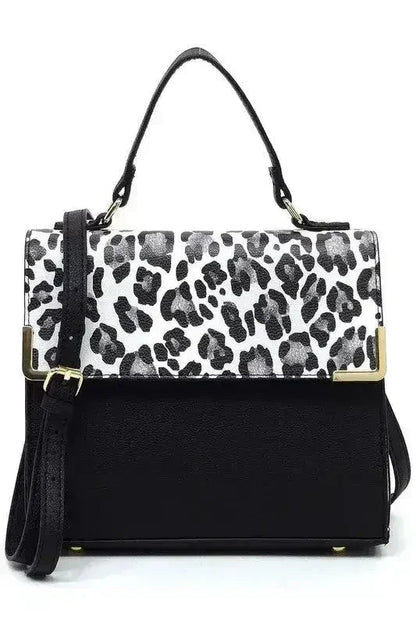 Vegan Leather Satchel - Top Handle Crossbody Bag | Femstylo