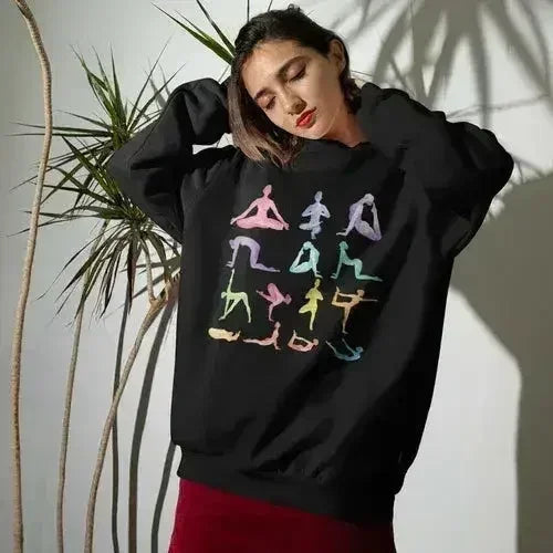 Loose Fit Crewneck Sweatshirt - Yoga & Lounge Essential | Femstylo