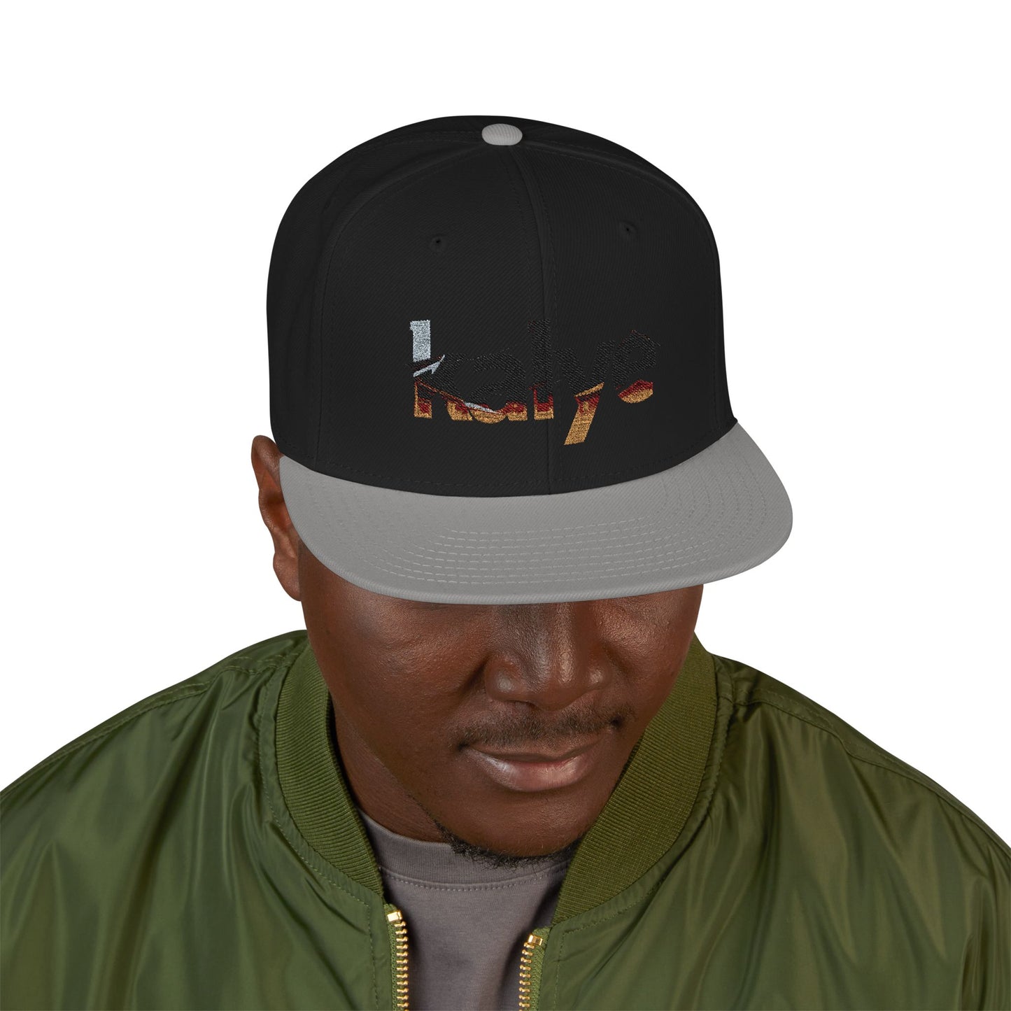 Kalye Cap - Embroidered 'Alive' Snapback Hat — Distressed Streetwear Cap