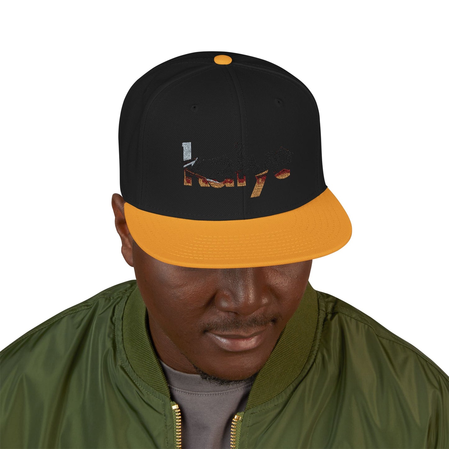 Kalye Cap - Embroidered 'Alive' Snapback Hat — Distressed Streetwear Cap