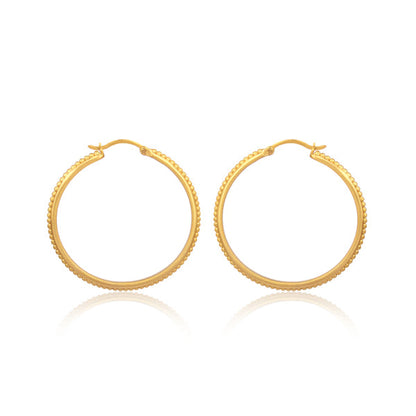 Studded Hoop Earrings