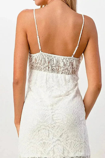 Black Lace Maxi Dress with Front Slit Elegant - Femstylo