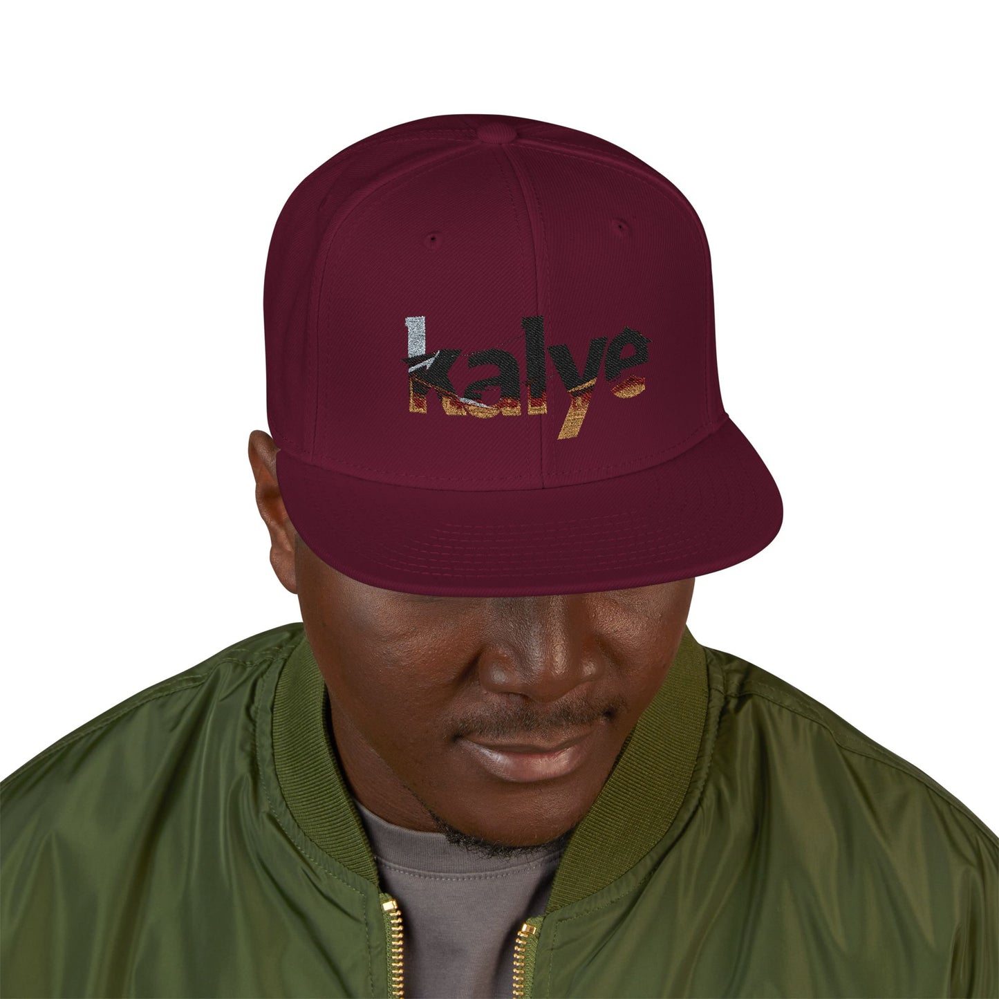Kalye Cap - Embroidered 'Alive' Snapback Hat — Distressed Streetwear Cap