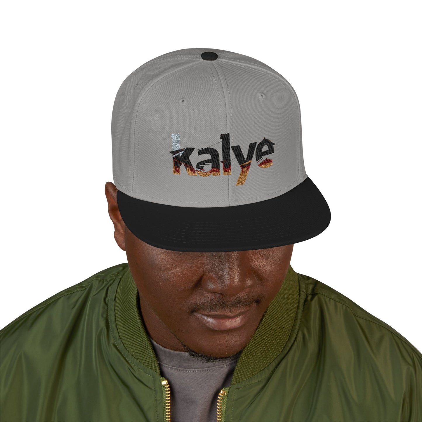 Kalye Cap - Embroidered 'Alive' Snapback Hat — Distressed Streetwear Cap