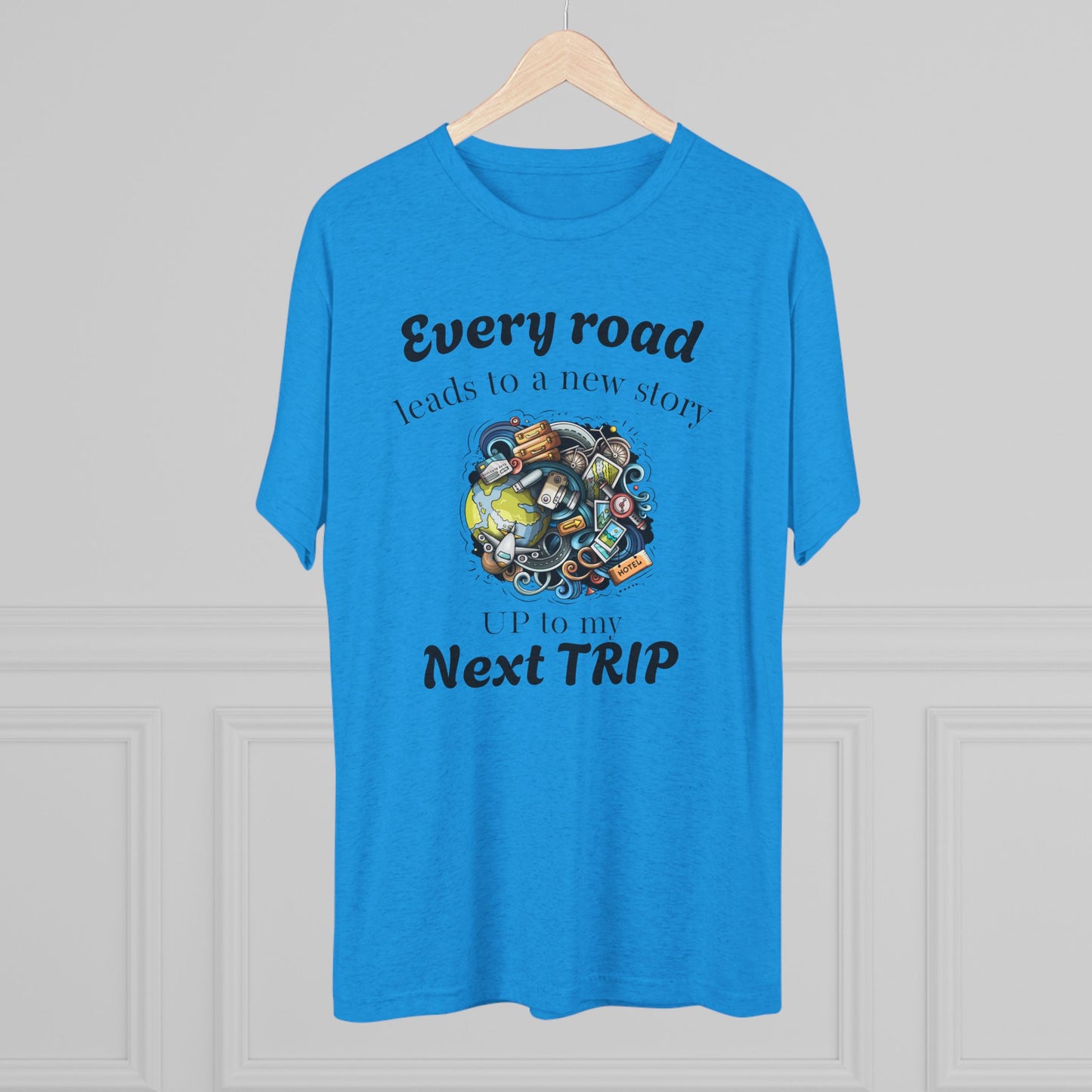 Road Trip T-Shirt — “Every Road Leads to a New Story” Travel Tee