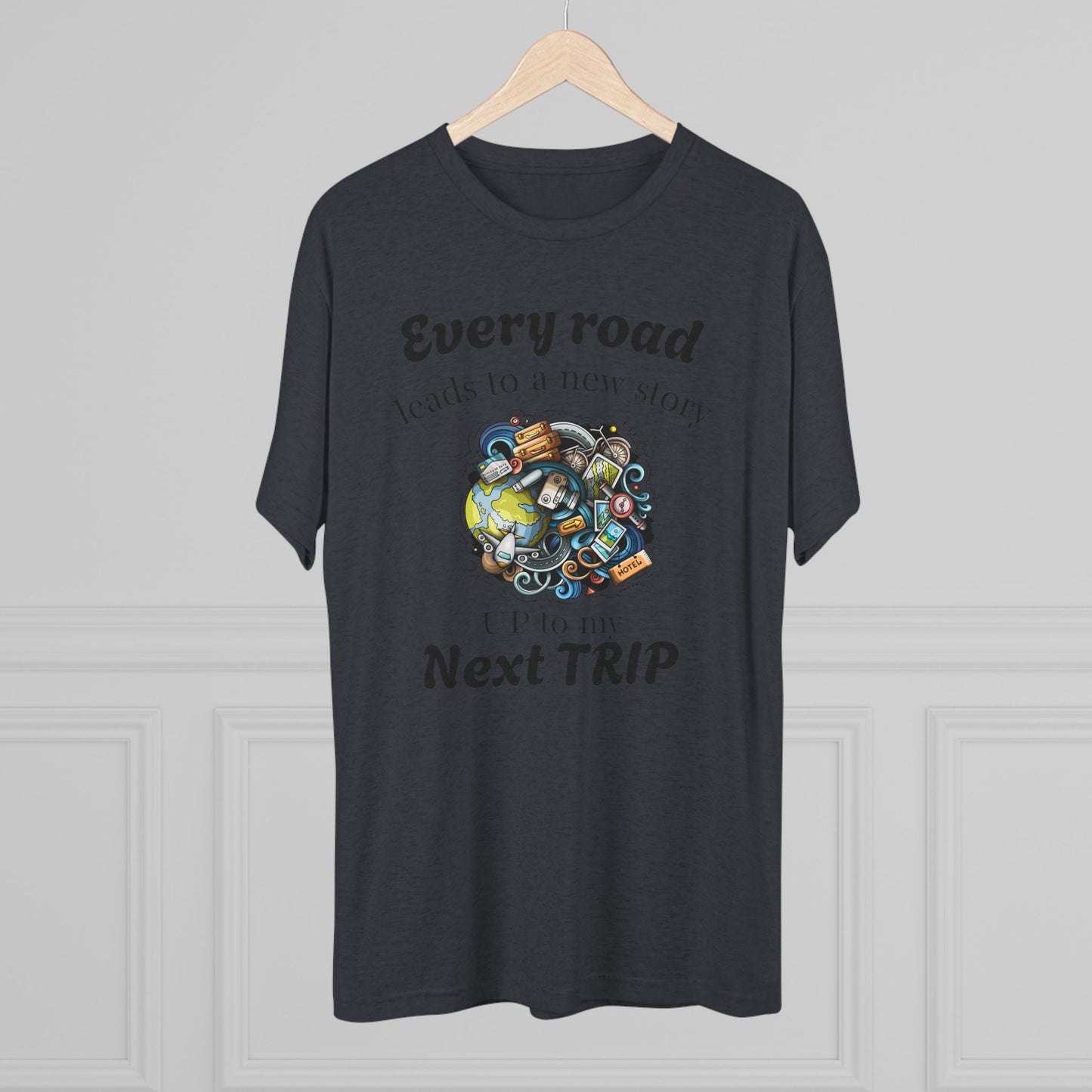 Road Trip T-Shirt — “Every Road Leads to a New Story” Travel Tee