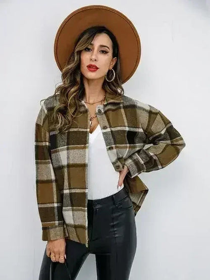 Pumpkin Spice Button-Down Jacket
