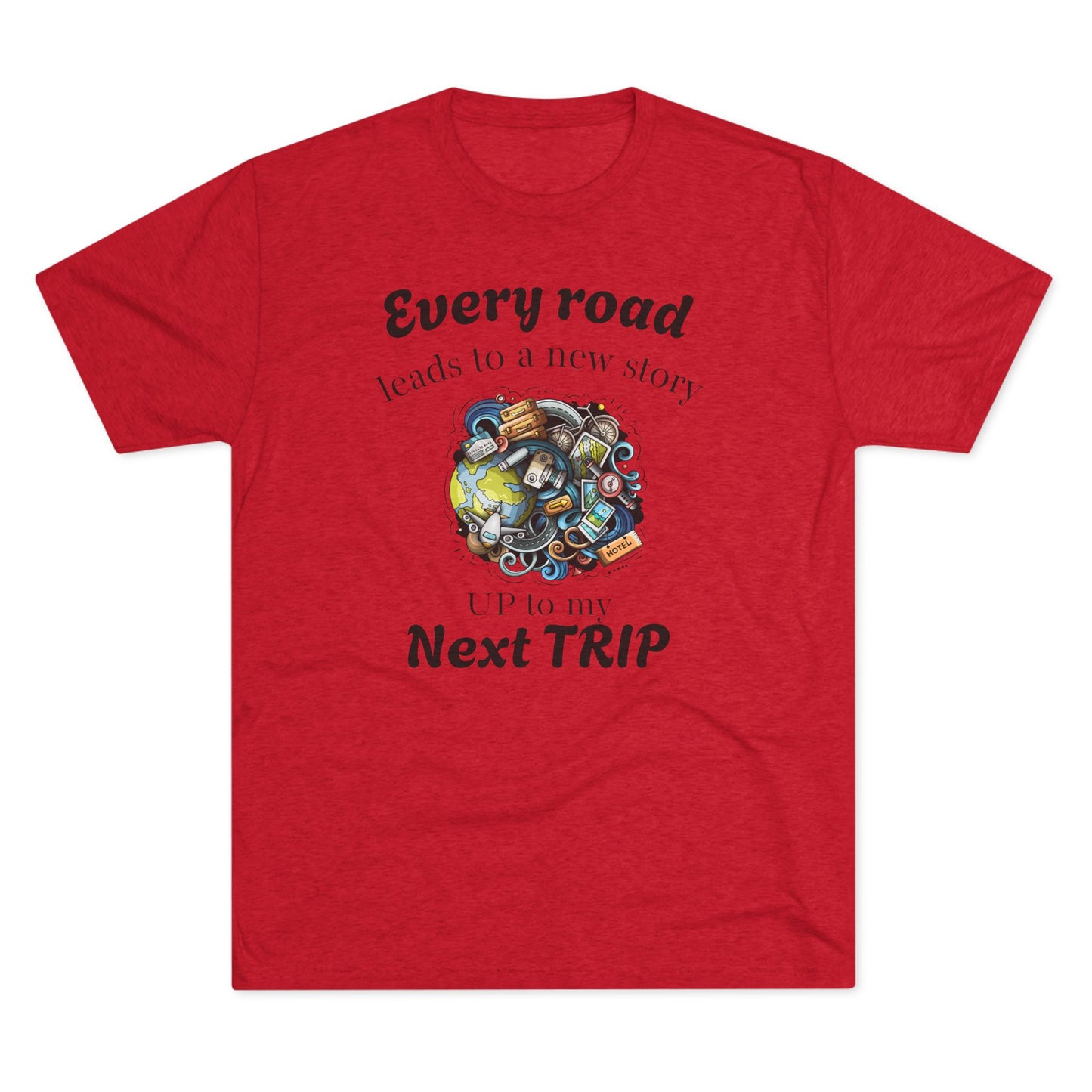 Road Trip T-Shirt — “Every Road Leads to a New Story” Travel Tee