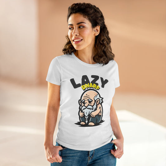 Lazy But Awake Women's Tee — Funny Casual Graphic Shirt