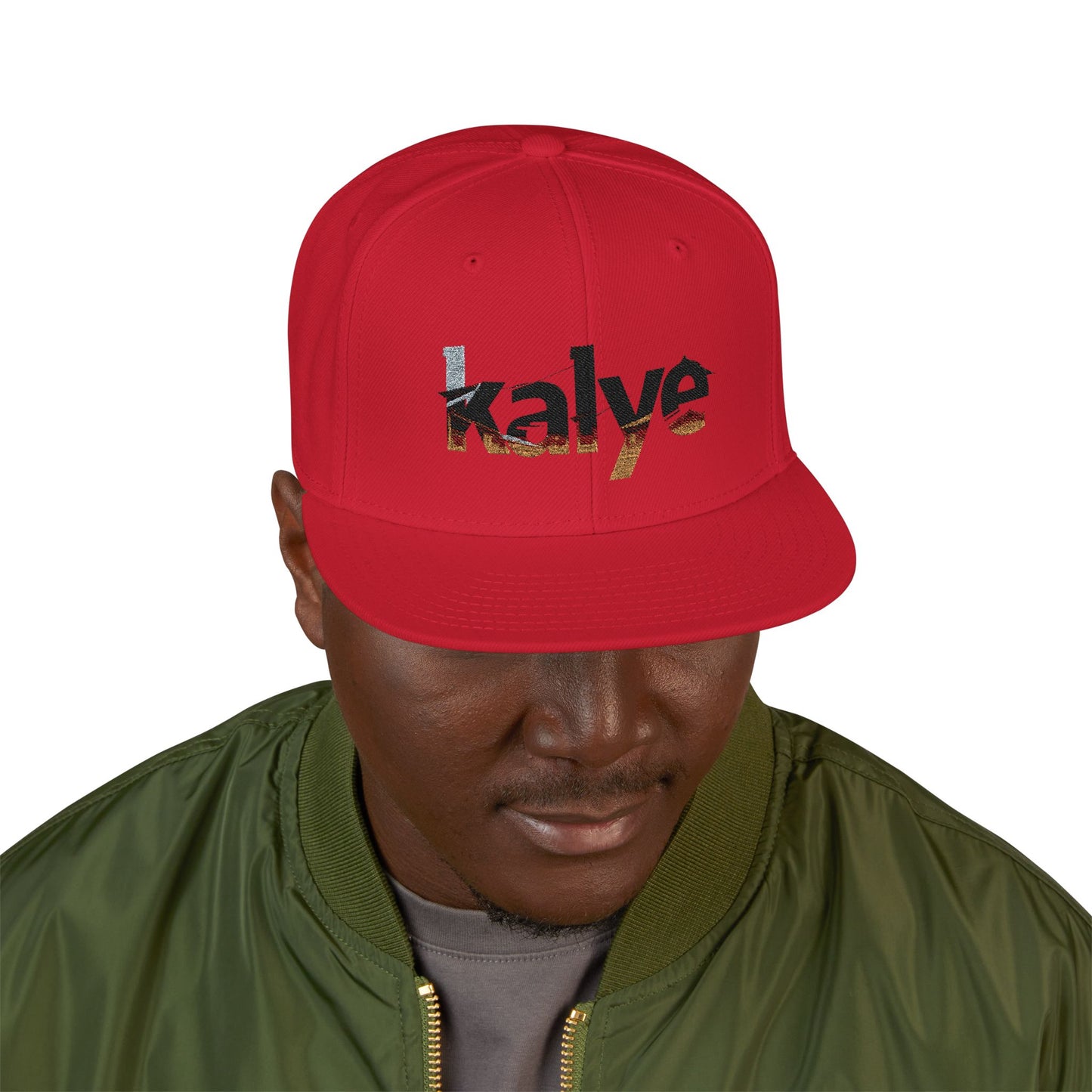 Kalye Cap - Embroidered 'Alive' Snapback Hat — Distressed Streetwear Cap