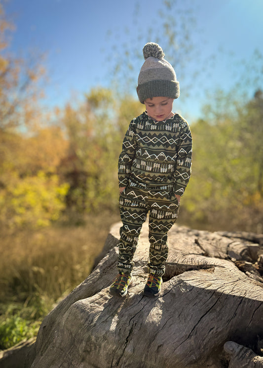 Green mountain fleece mid layer
