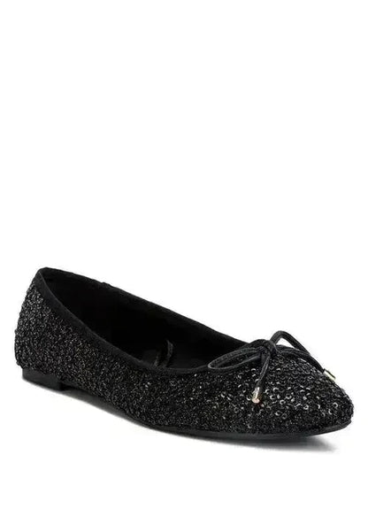 Sequin Ballet Flats - Glam Comfort Shoes | Femstylo