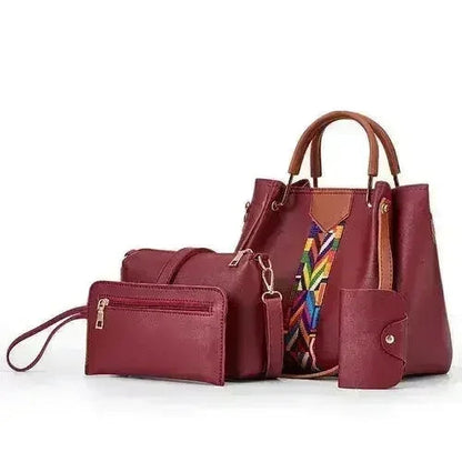 Four-Piece Fashion PU Handbag For Women