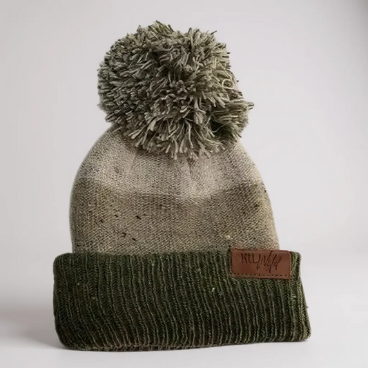 Puff knit beanie