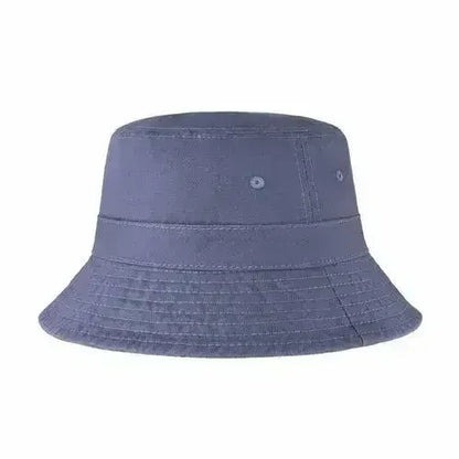 Canvas Bucket Hat - Washed Cotton Moldable Brim - UPF Sun Protection