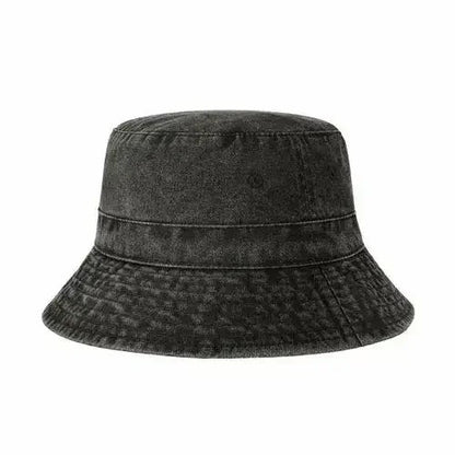 Canvas Bucket Hat - Washed Cotton Moldable Brim - UPF Sun Protection