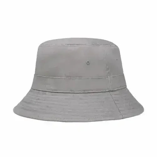 Canvas Bucket Hat - Washed Cotton Moldable Brim - UPF Sun Protection