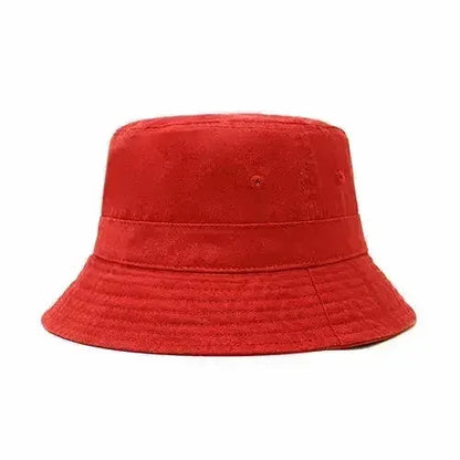 Canvas Bucket Hat - Washed Cotton Moldable Brim - UPF Sun Protection