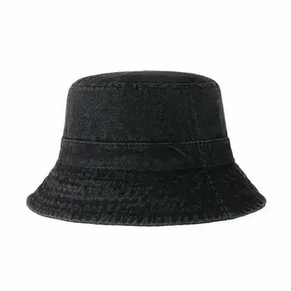 Canvas Bucket Hat - Washed Cotton Moldable Brim - UPF Sun Protection
