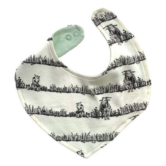 GOTS Certified Organic Cotton Bib - Billie & Kid