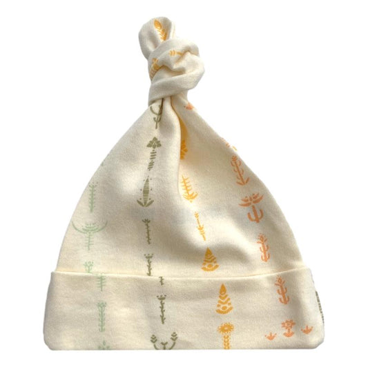 GOTS Certified Organic Cotton Hat - Boho Floral