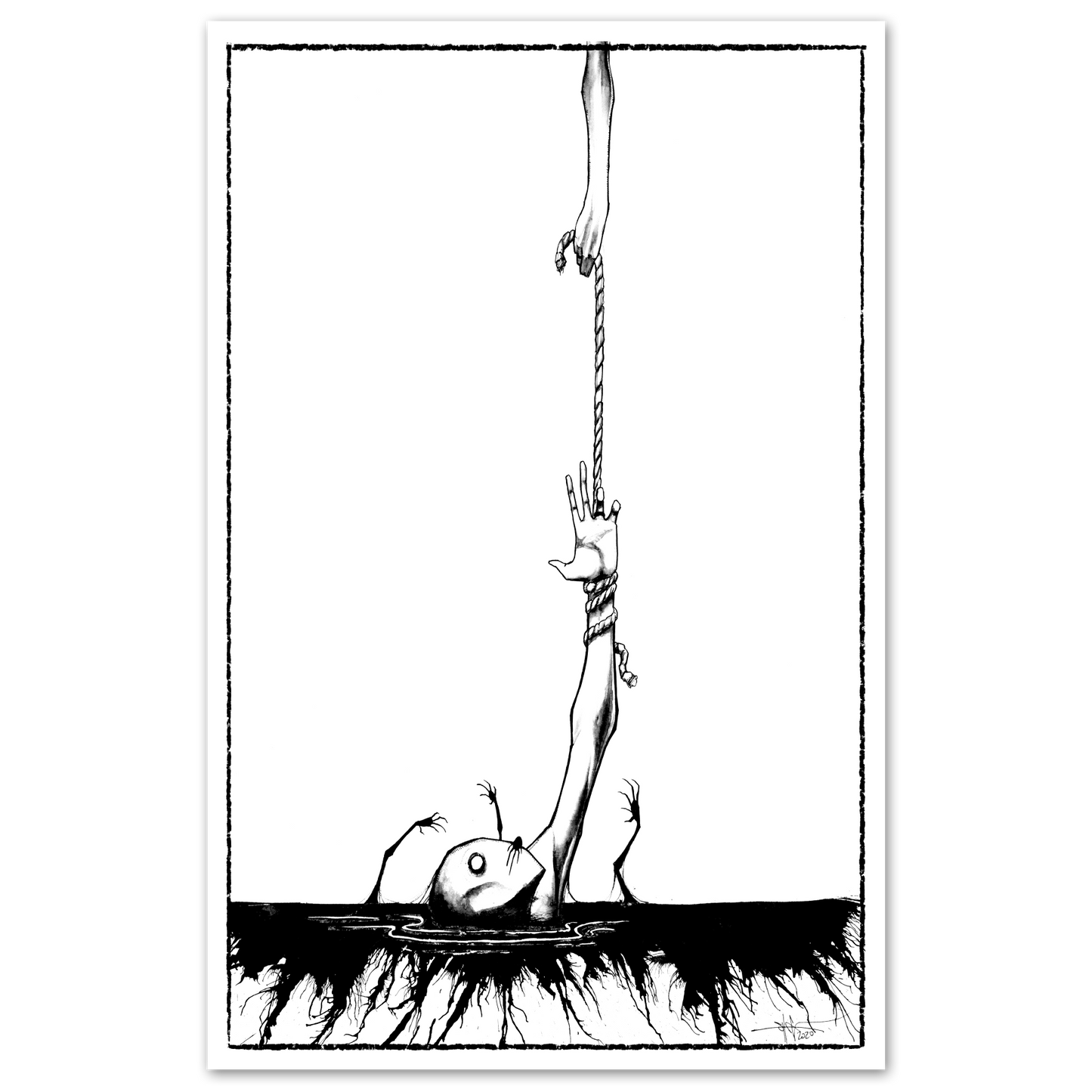 By a Thread Print