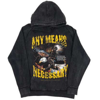 Depraved Pullover Hoodie Vintage Black