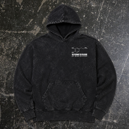 Dopamine Pullover Hoodie Vintage Black