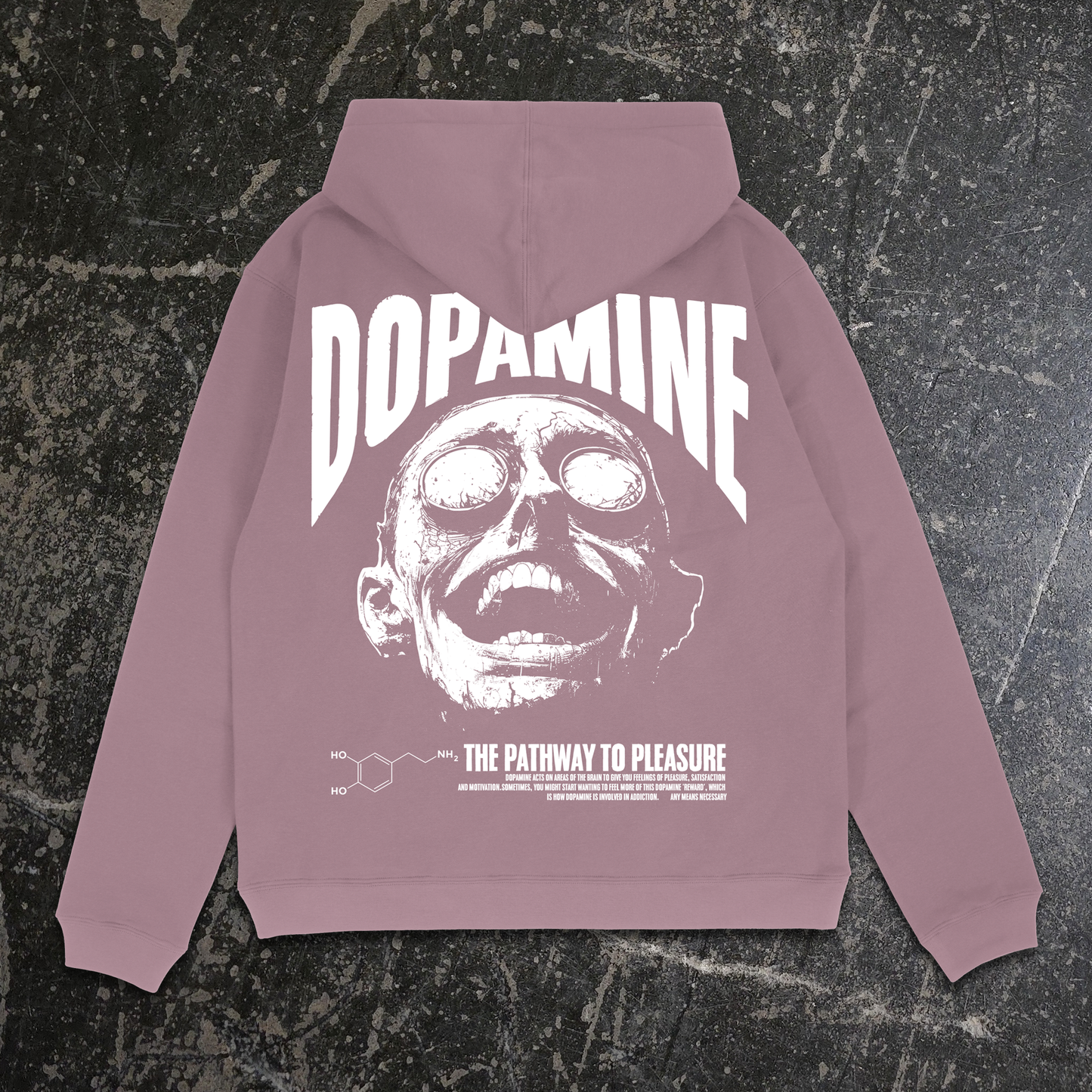 Dopamine Pullover Hoodie Washed Plum