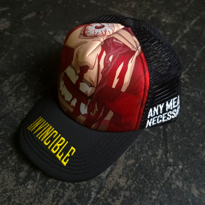 Face Smasher Trucker Hat Black