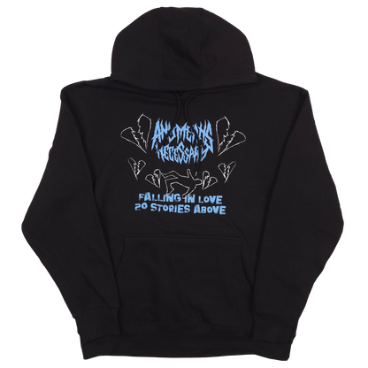 Falling in Love Pullover Hoodie Black