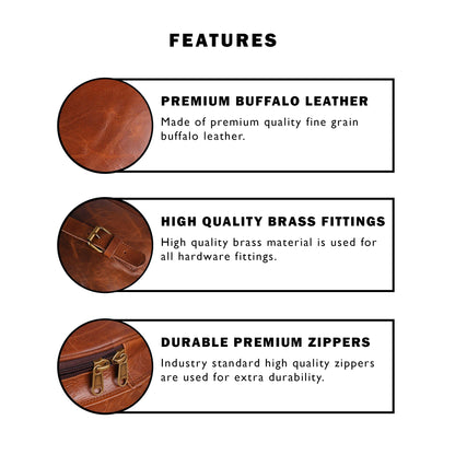 Rustic Buffalo Cymbal Case