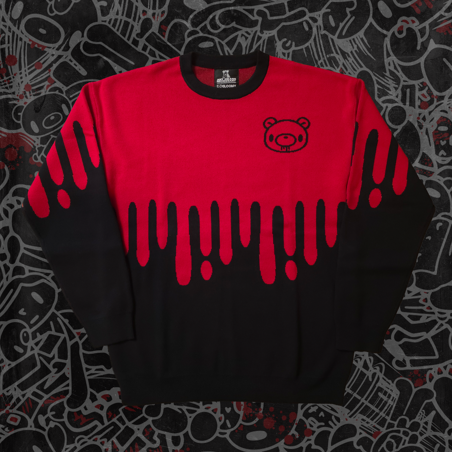Gloomy Drip Knit Sweater