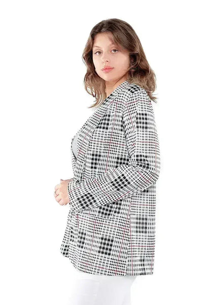 Glaze Print Semi Casual Blazer