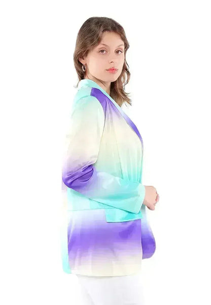 Glaze Print Semi Casual Blazer